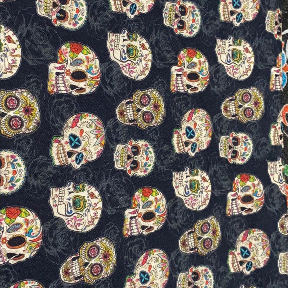Hazy sugar skulls face masks